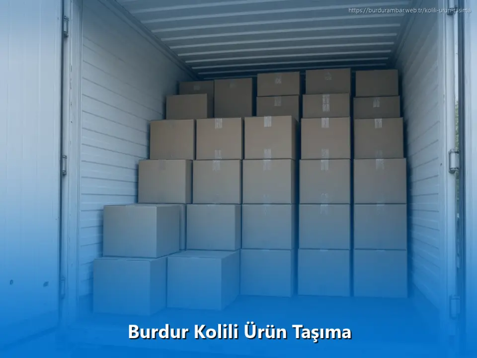Burdur Kolili Ürün Taşıma