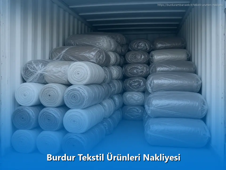 Burdur Tekstil Ürünleri Nakliyesi
